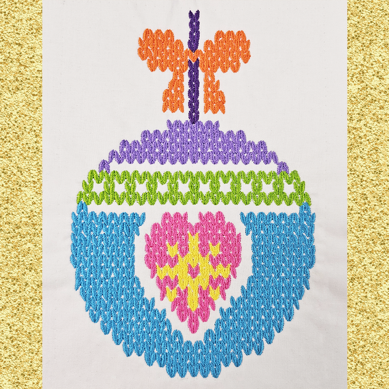 Knitted Ornament 1 Embroidery Design