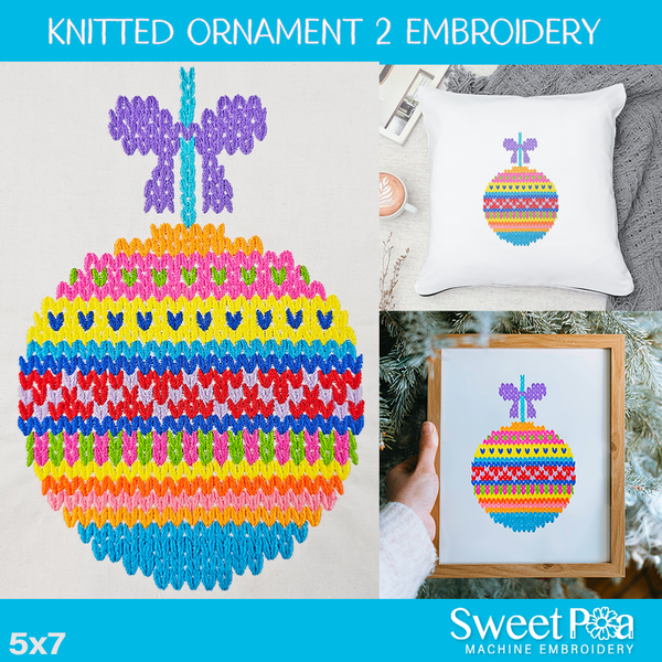 Knitted Ornament 2 Embroidery Design