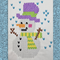 Knitted Snowman Embroidery ith design