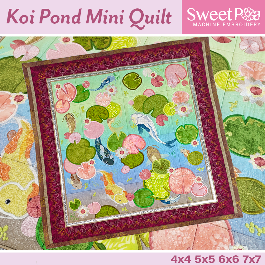 Koi Pond Mini Quilt