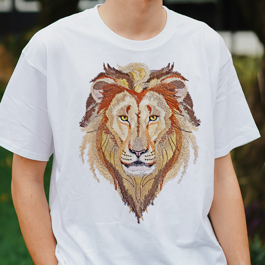 Lion Embroidery Applique