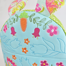 Little Bunny Backpack 5x7 6x10 - Sweet Pea In The Hoop Machine Embroidery Design