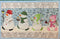 Snowman Family Outing Table Runner 5x7 6x10 7x12 - Sweet Pea In The Hoop Machine Embroidery Design