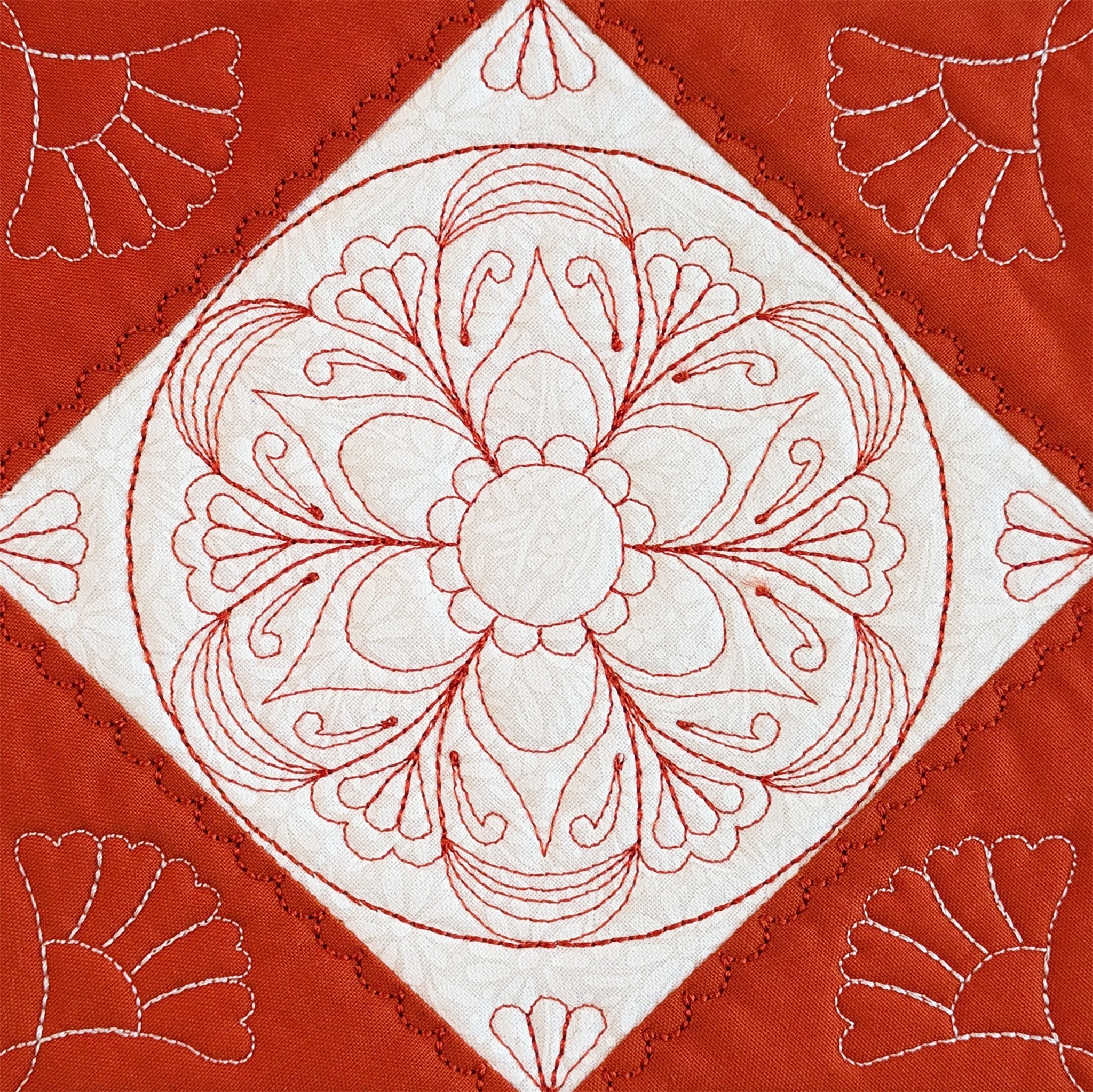 Mandala Quilt As You Go In the hoop machine embroidery designs