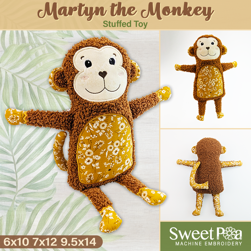 Martyn The Monkey Stuffed Toy