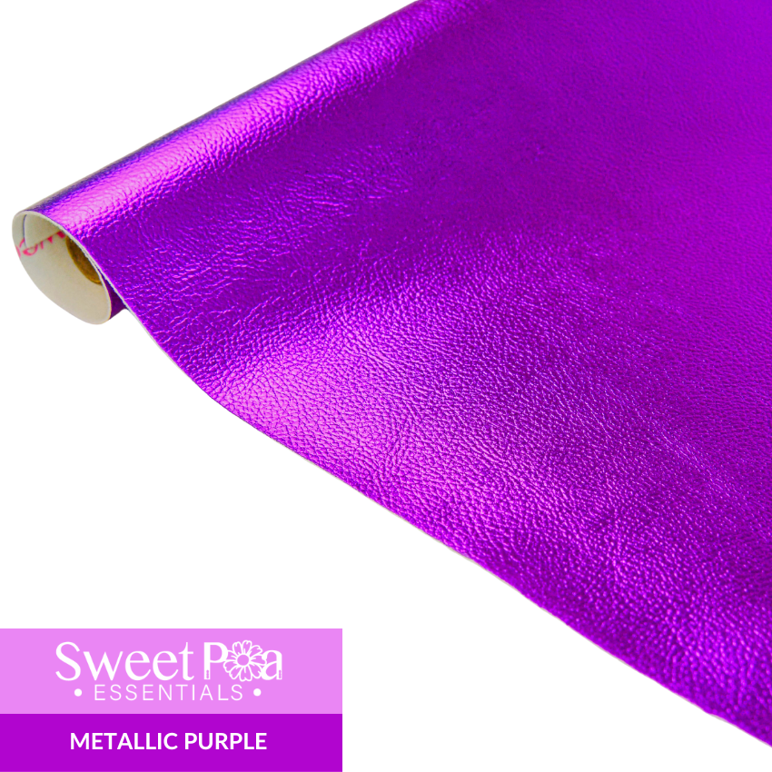 Perfect pro Faux Leather, PU Faux Leather, metallic purple, polyurethane