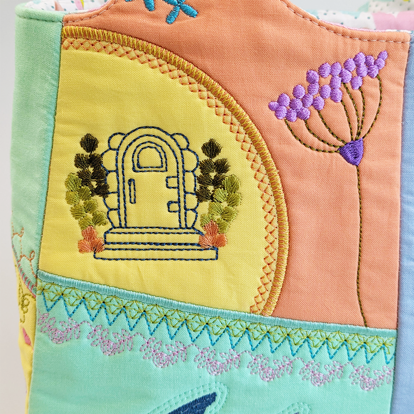 Mismatch Chunky Patch Handbag