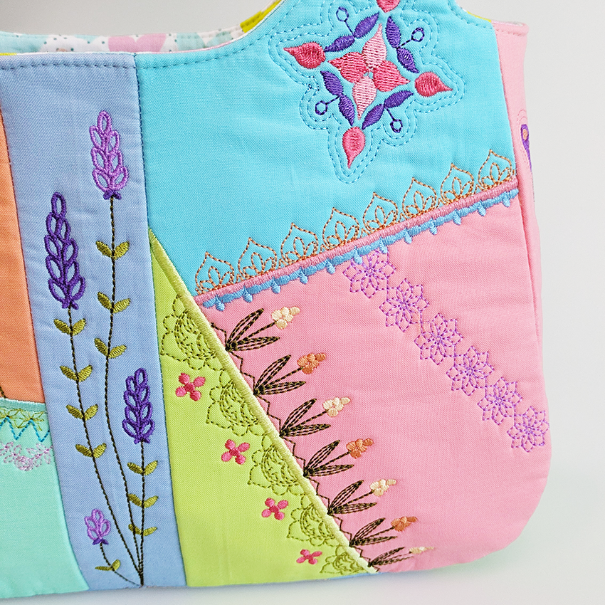 Mismatch Chunky Patch Handbag