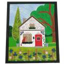 BOM No Place Like Home Quilt - Block 3 - Sweet Pea In The Hoop Machine Embroidery Design