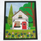 BOM No Place Like Home Quilt - Block 3 - Sweet Pea In The Hoop Machine Embroidery Design