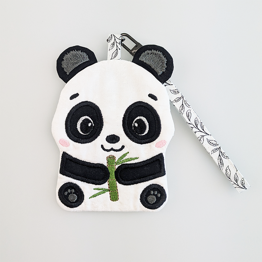 Panda Zipper Purse