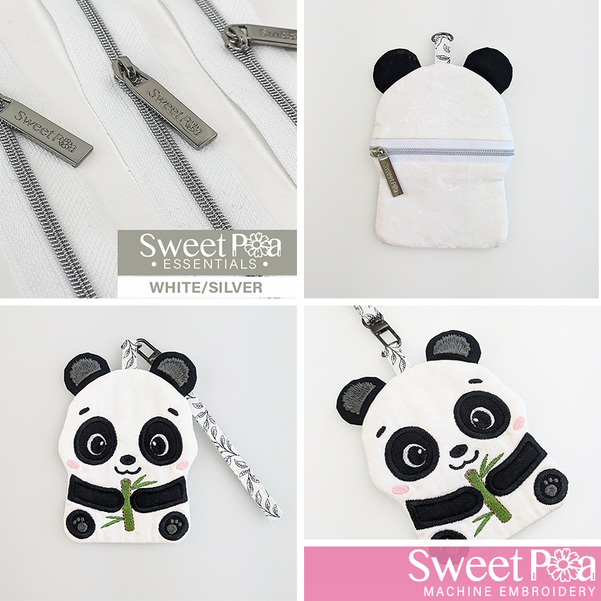 Panda Zipper Purse