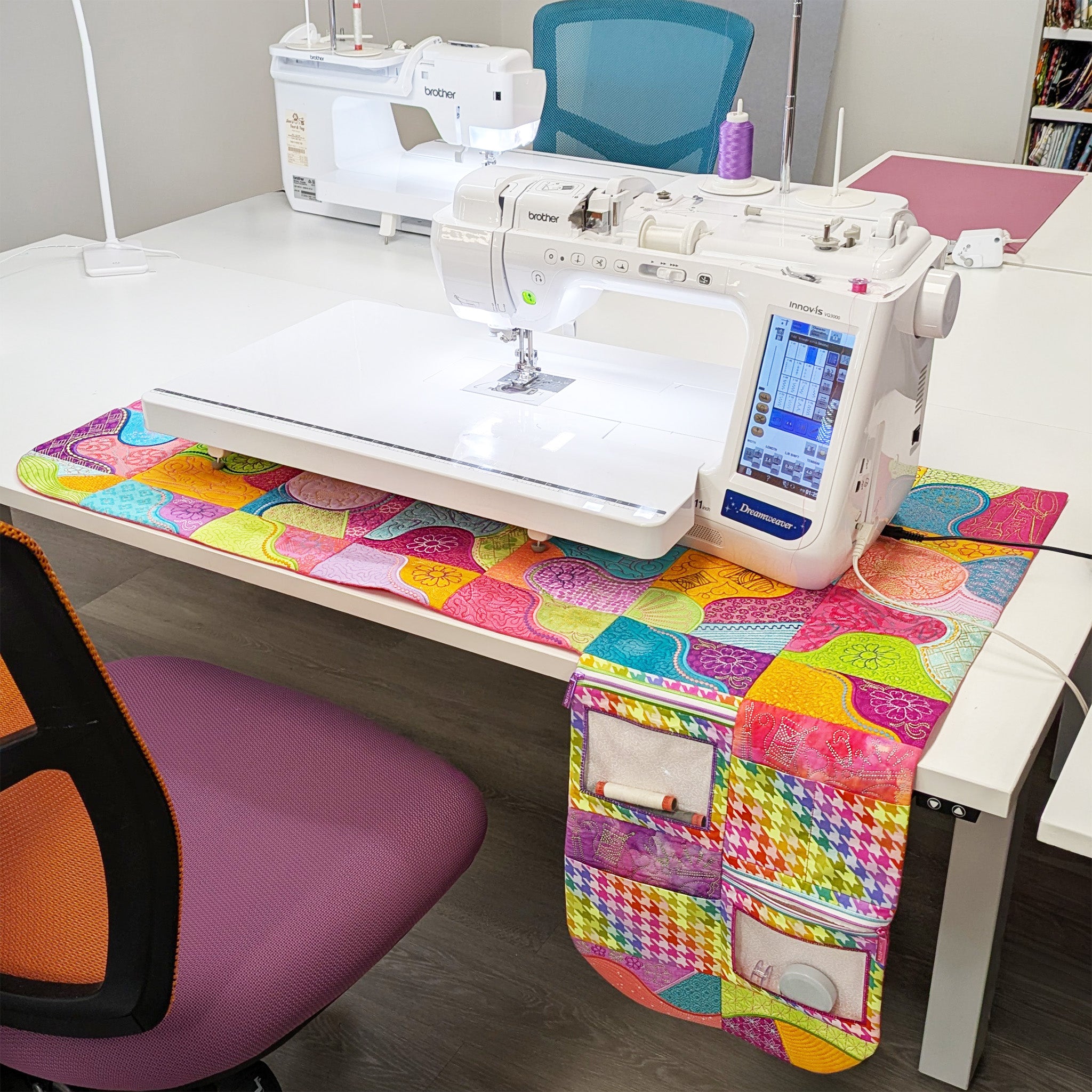 Patchwork Machine Tidy In the hoop machine embroidery designs