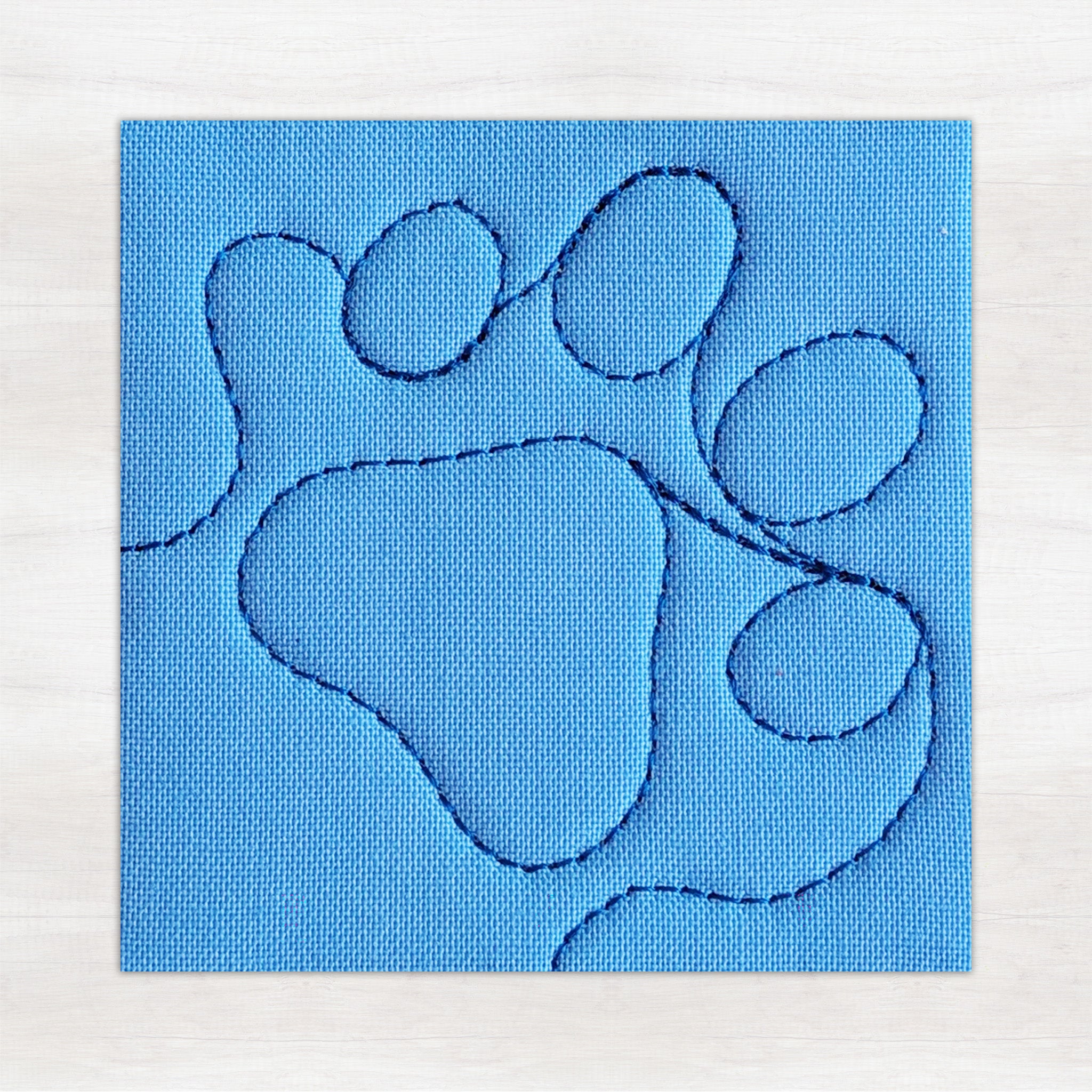 Paws Edge-to-Edge Quilting Design In the hoop machine embroidery designs