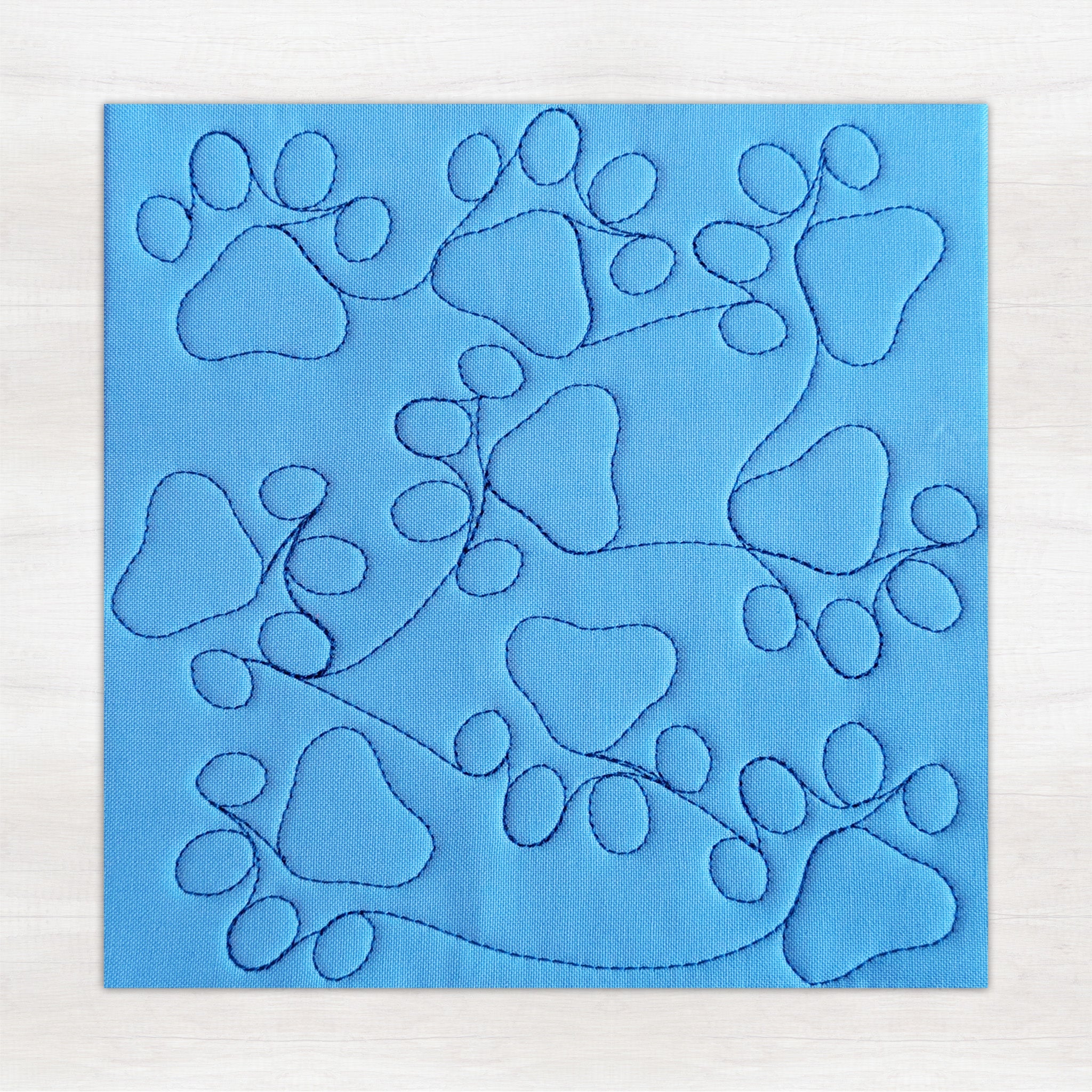 Paws Edge-to-Edge Quilting Design In the hoop machine embroidery designs