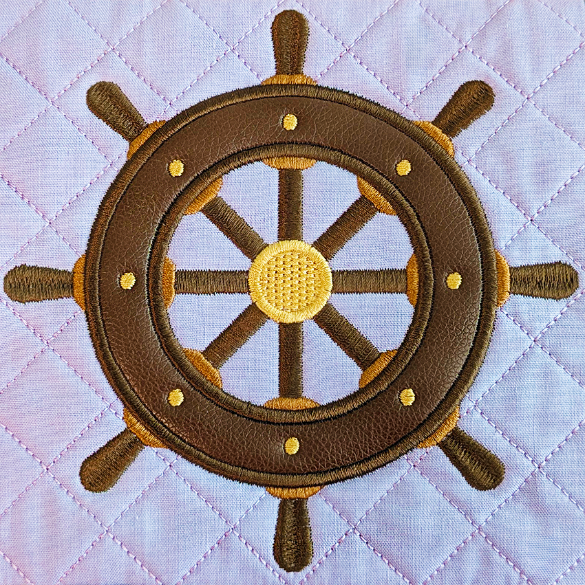 Pirate Adventure Quilt In the hoop machine embroidery designs