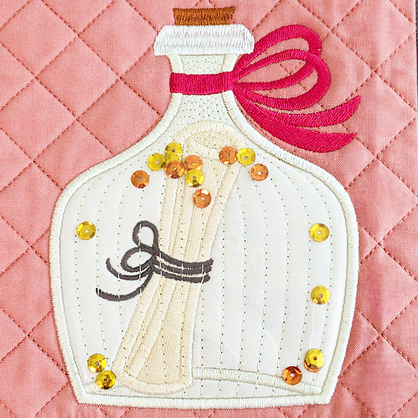 Pirate Adventure Quilt In the hoop machine embroidery designs