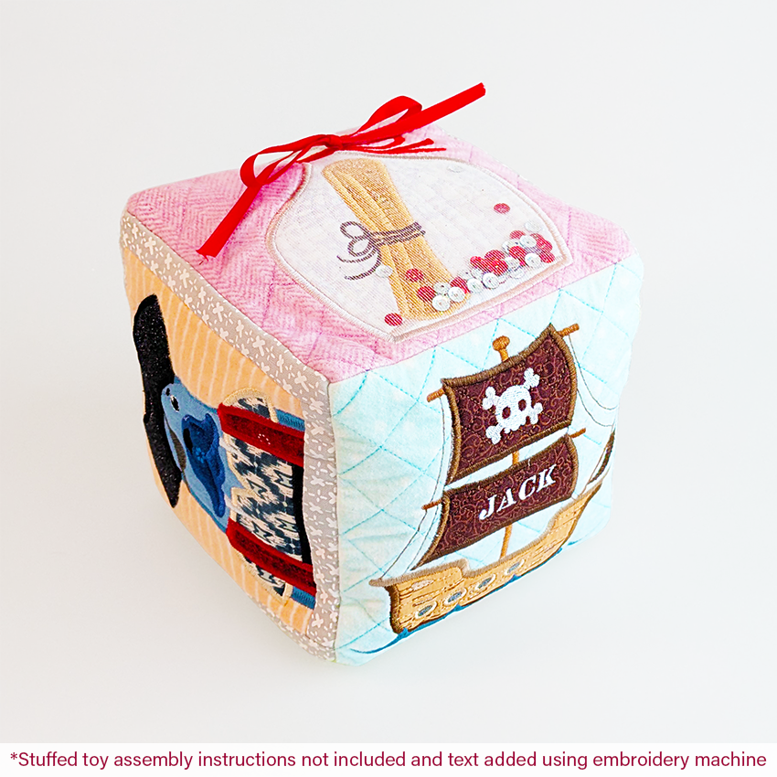 Pirate Adventure Quilt In the hoop machine embroidery designs