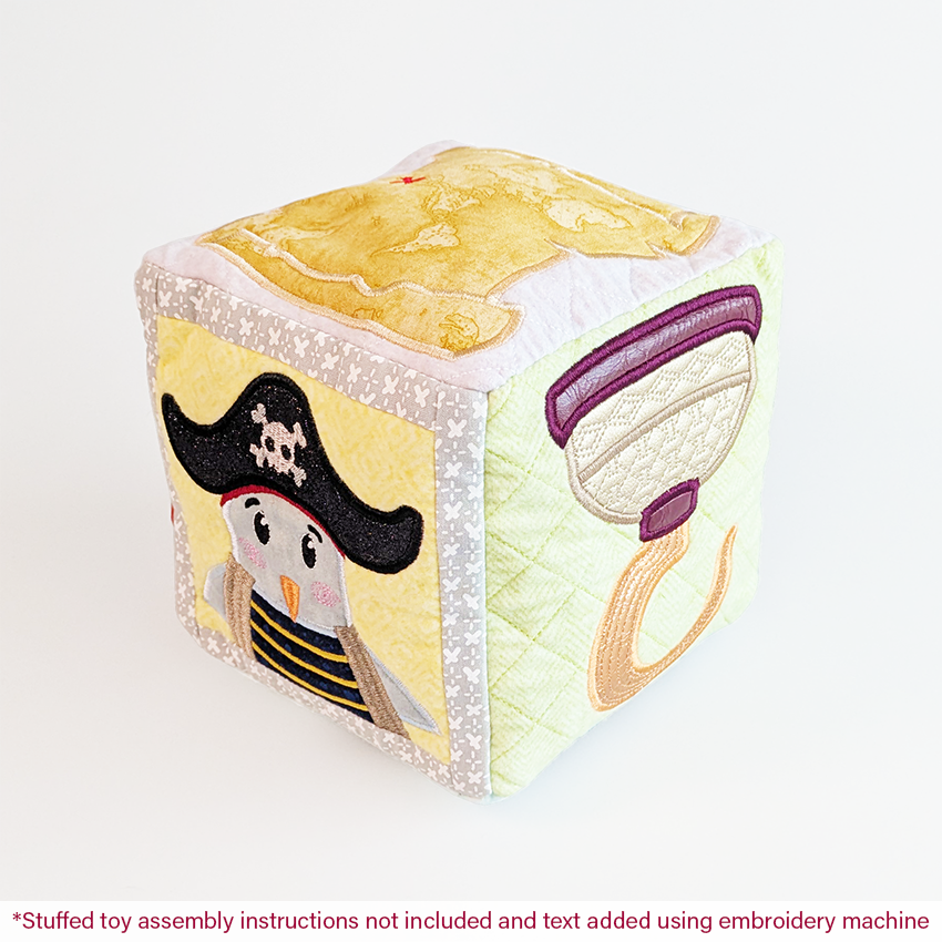 Pirate Adventure Quilt In the hoop machine embroidery designs