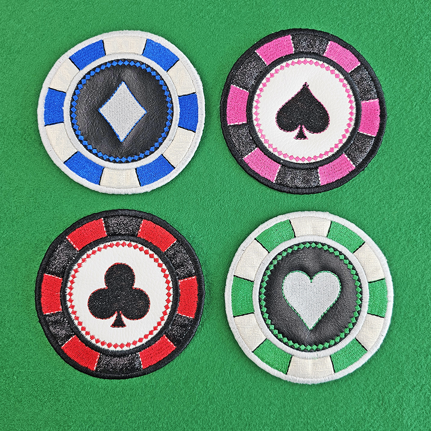 Poker Chip Coasters