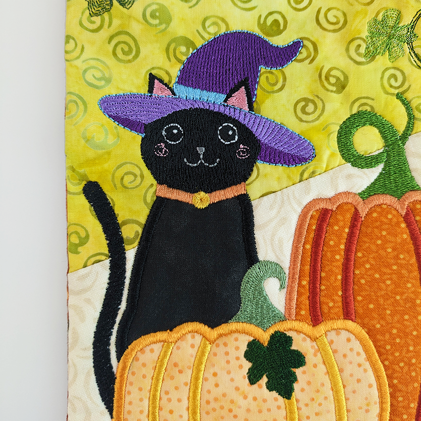 Pumpkin Cat Mug Rug