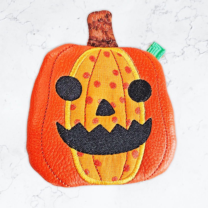 Pumpkin Jack-o-lantern Zipper purse 1