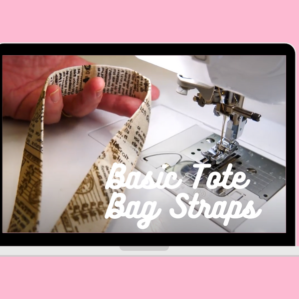 How to Make Basic Tote Bag Straps
