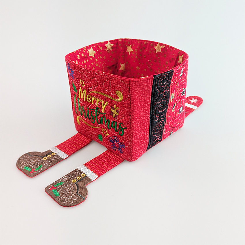 Santa treat box back