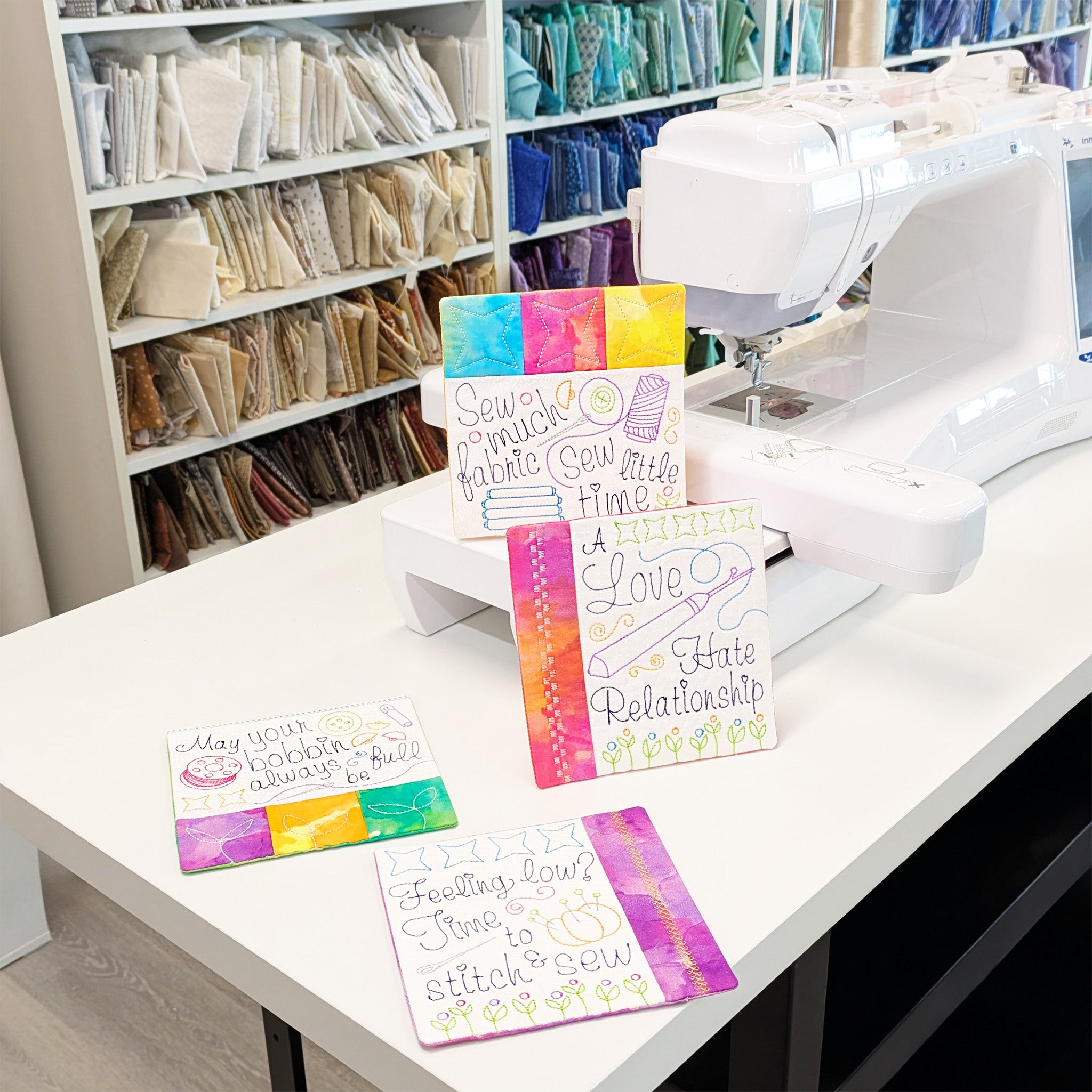 Sewing Quote Coasters