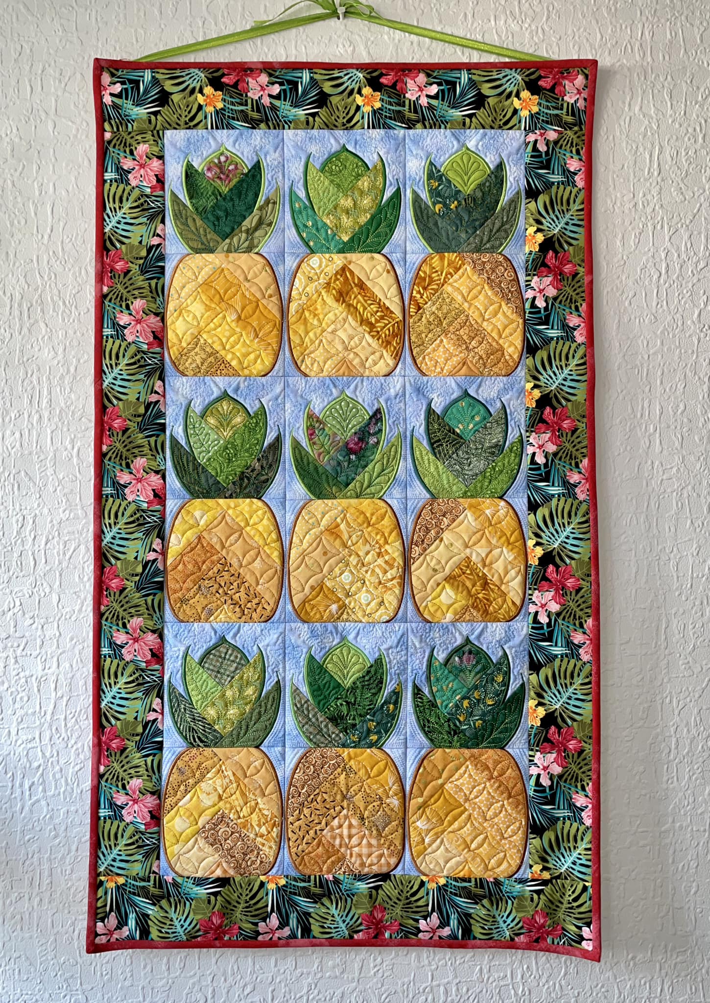 Herringbone Pineapple Blocks/Tote Bag 4x4 5x5 6x6