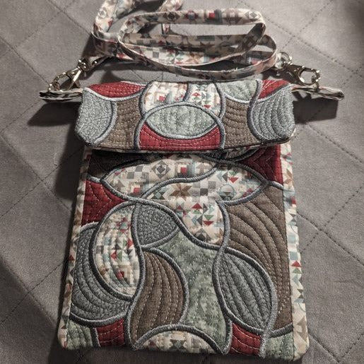 Modern Mosaic Zipper Purse 5x7 6x10 7x12 9.5x14