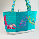 Shoe Bag 5x7 6x10 7x12 - Sweet Pea In The Hoop Machine Embroidery Design