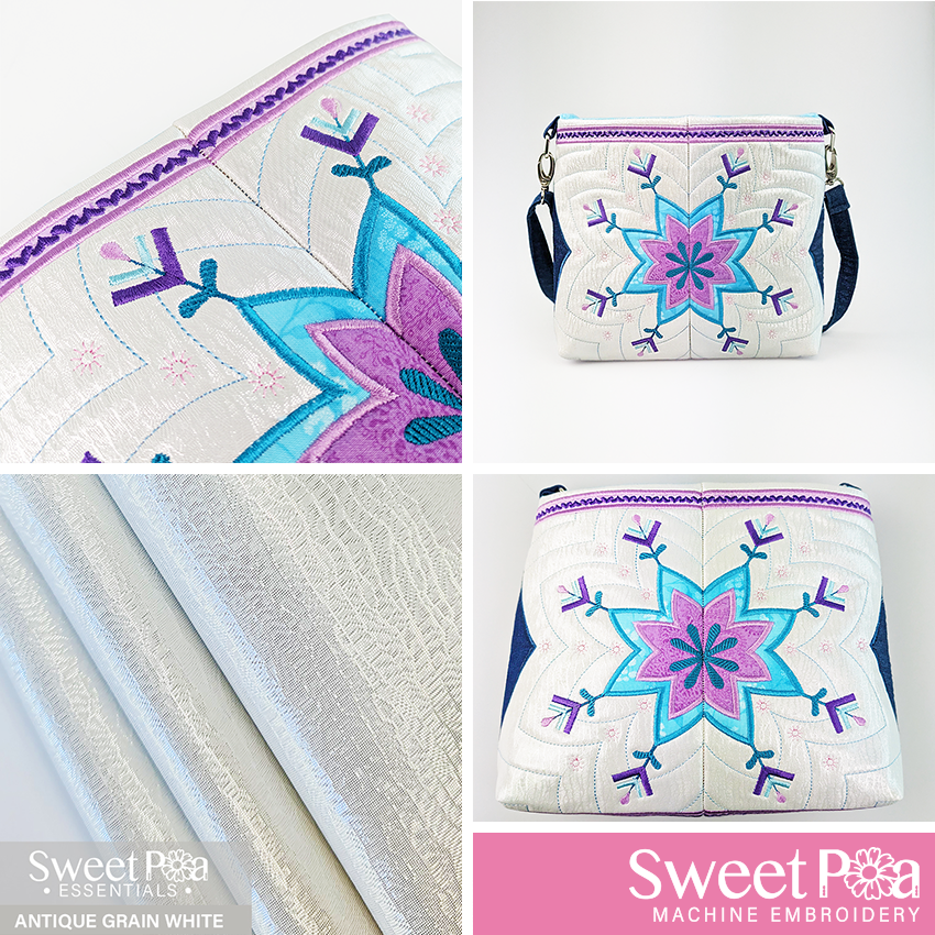 Snowflake Bag and Sweet Pea Essentials used