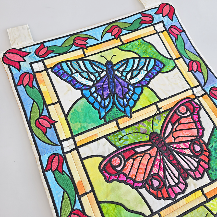 Stained Glass Butterfly Hanger
