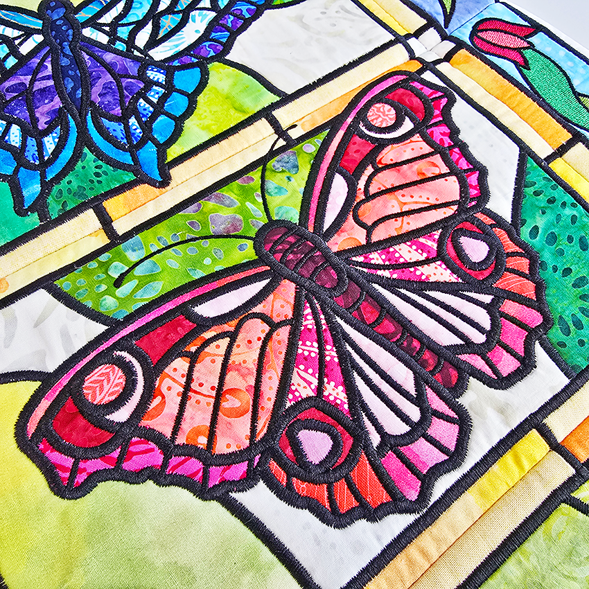 Stained Glass Butterfly Hanger