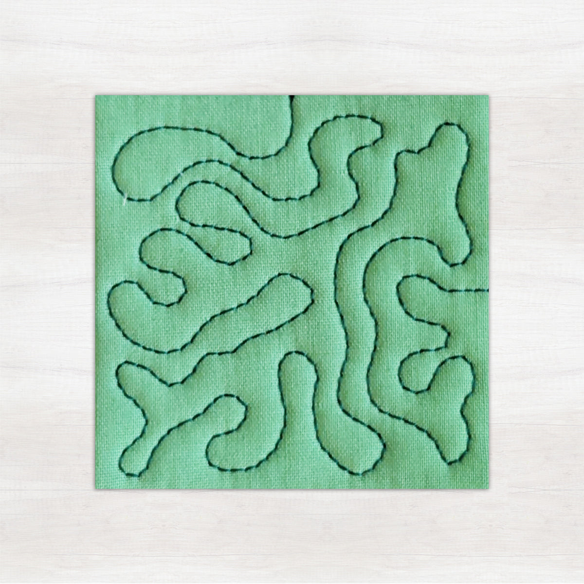 Stippling Quilting in the hoop machine embroidery design