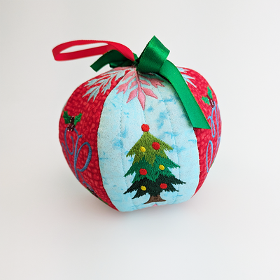 Tree - Handmade Threadwork Stuffed Christmas Ornament 02 main image 0