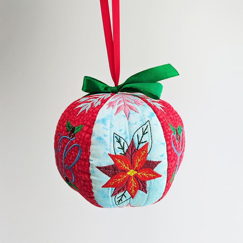 Tree - Handmade Threadwork Stuffed Christmas Ornament 02 main image 1