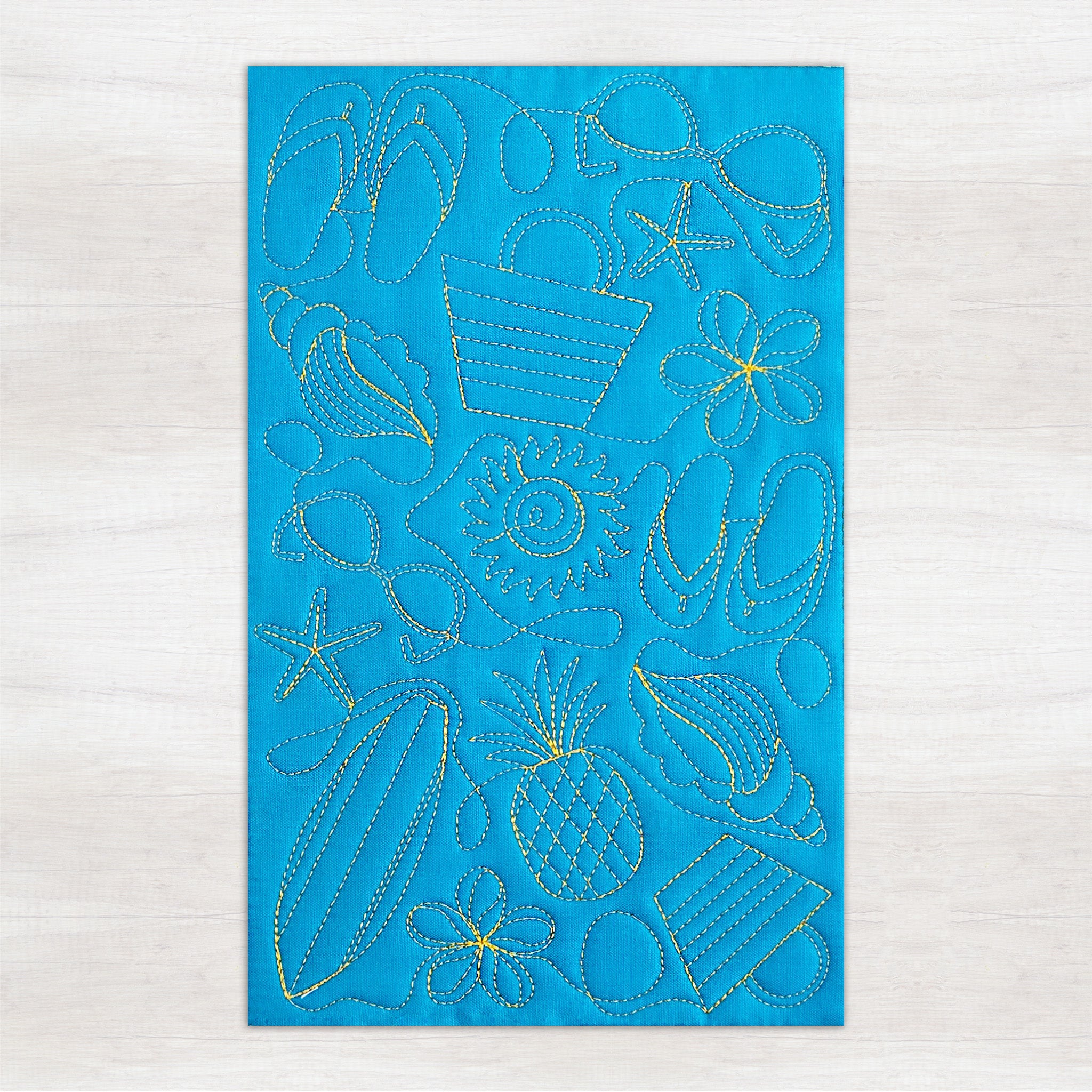 Summer Quilting Blocks In the hoop machine embroidery designs