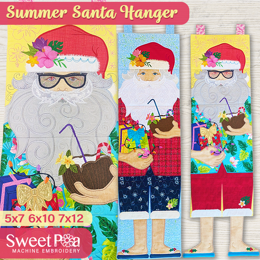 Summer Santa Hanger