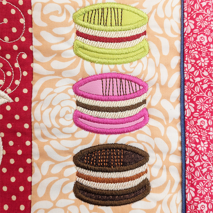 Tea Party ITH Quilt Design