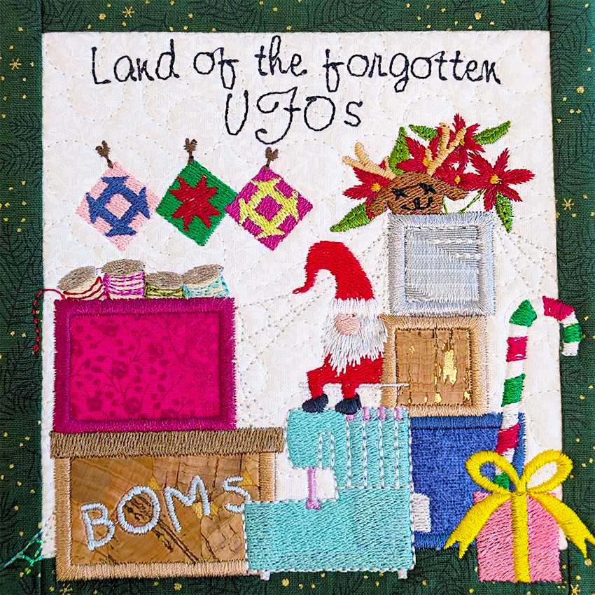 BOW The Adventures of Ms. Stitch - Block 2