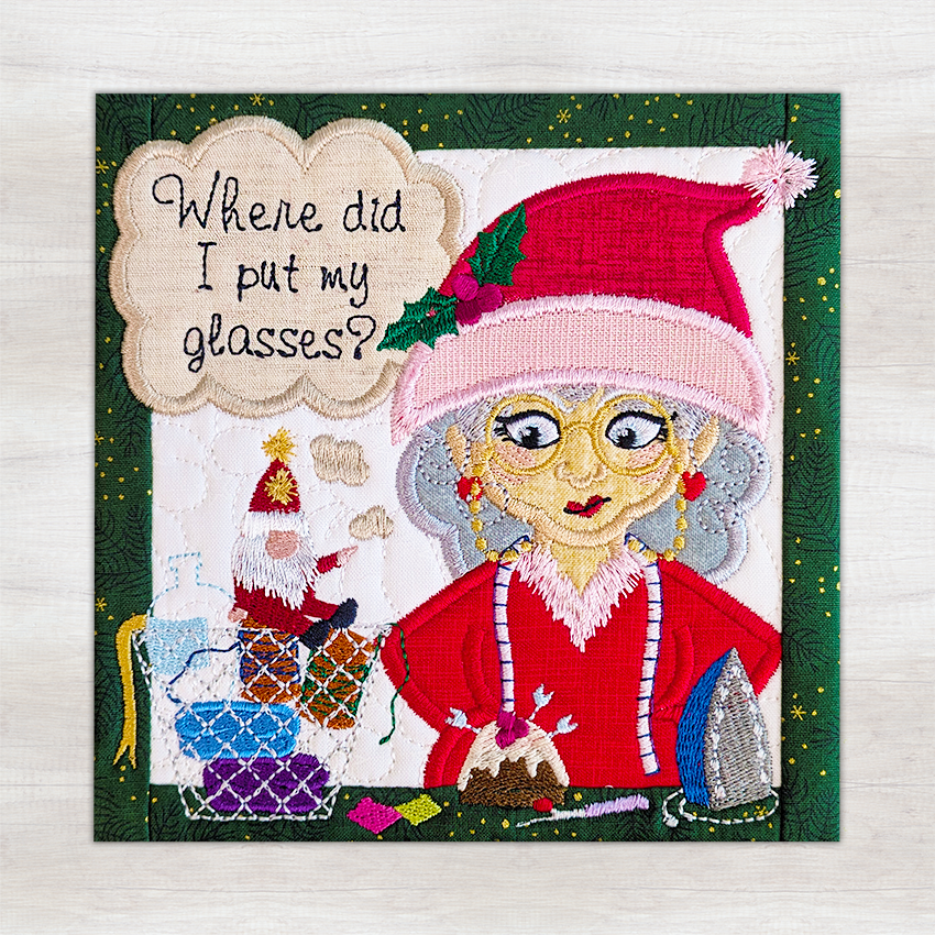 BOW The Adventures of Ms. Stitch - Block 3