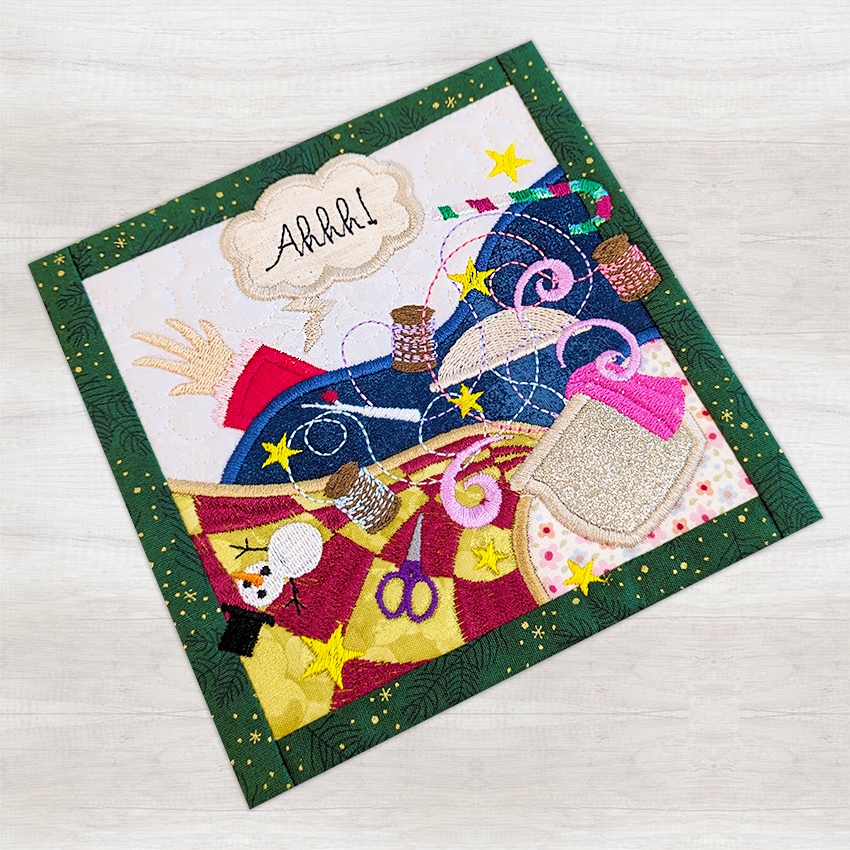 BOW The Adventures of Ms. Stitch - Block 5