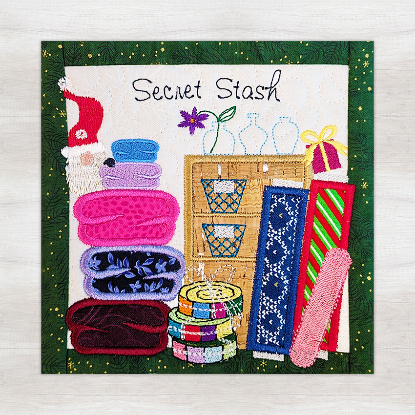 BOW The Adventures of Ms. Stitch - Block 7