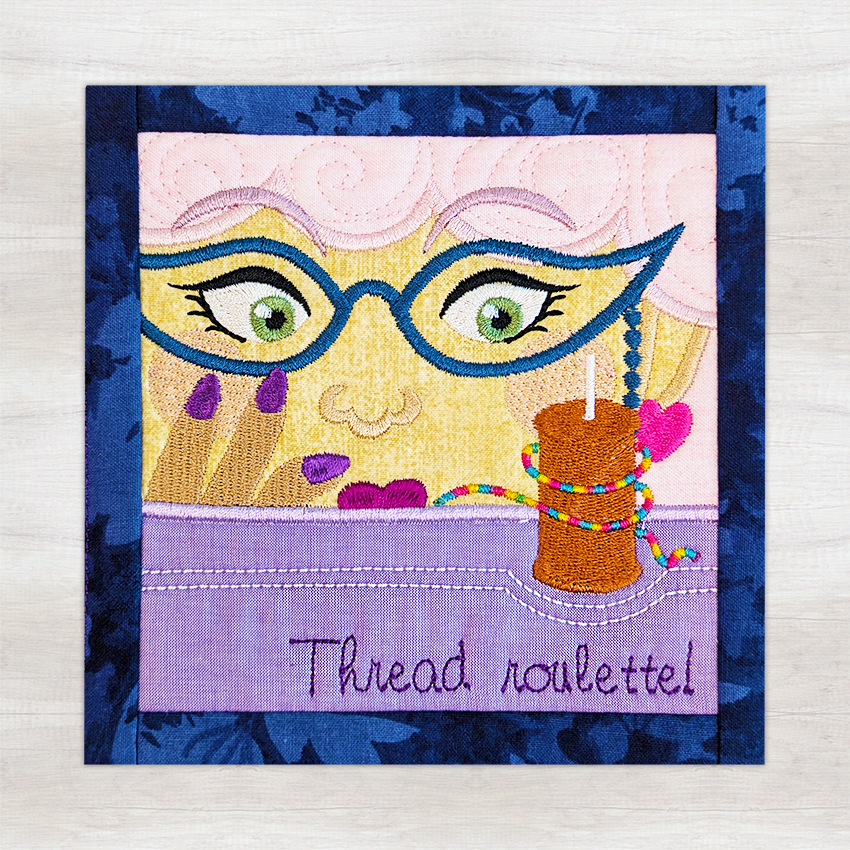 BOW The Adventures of Ms. Stitch - Block 4