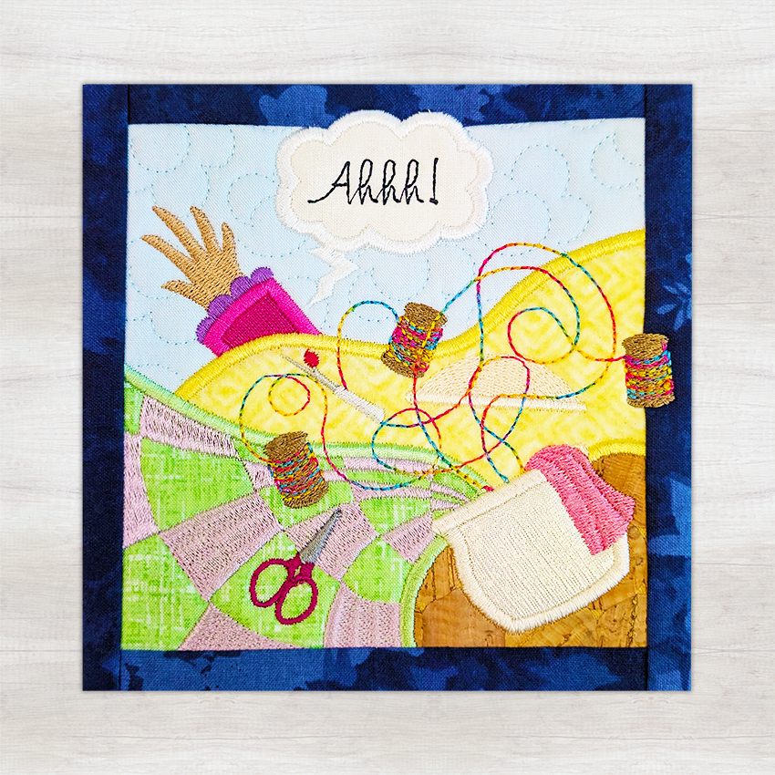 BOW The Adventures of Ms. Stitch - Block 5