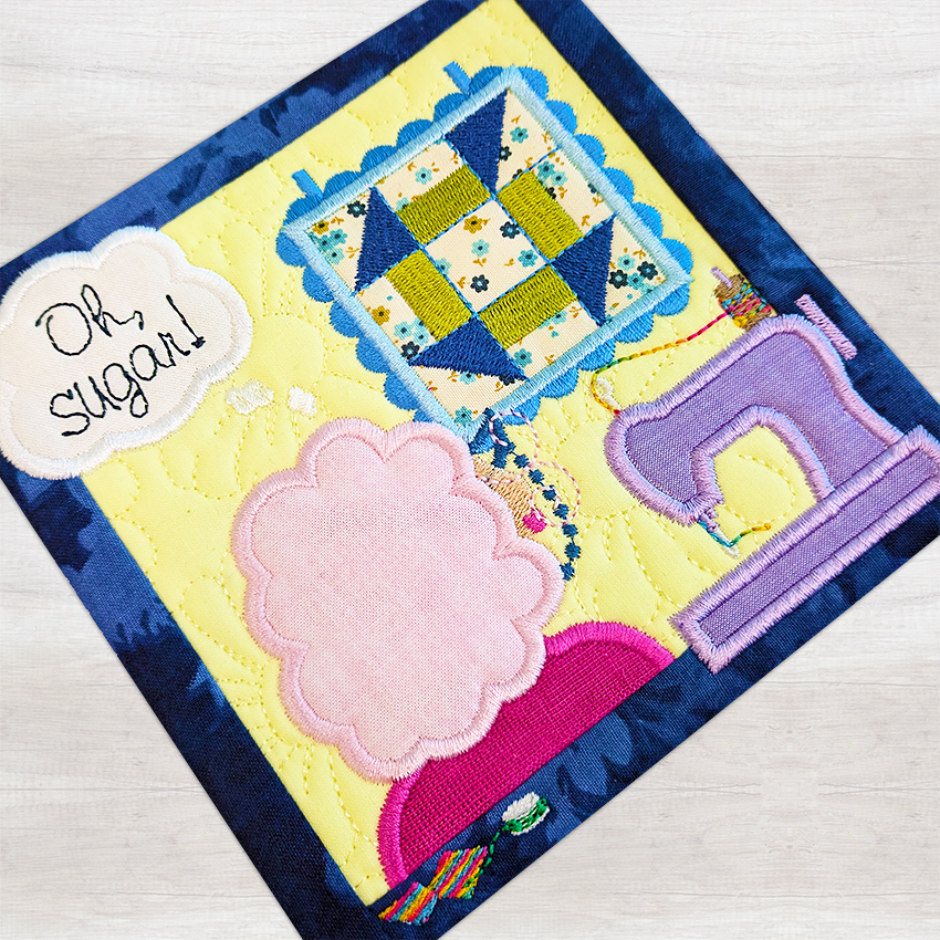 BOW The Adventures of Ms. Stitch - Block 6