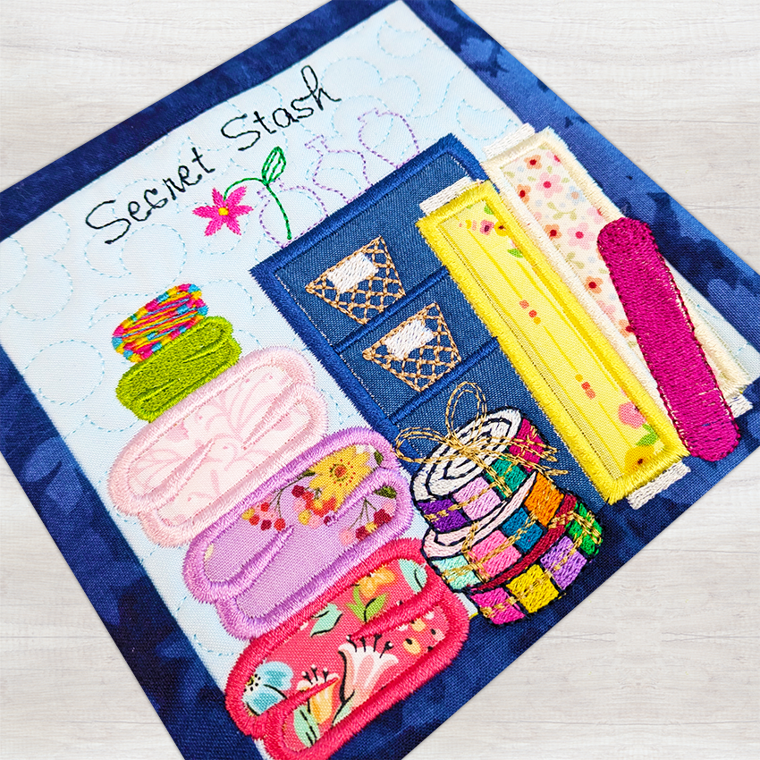 BOW The Adventures of Ms. Stitch - Block 7