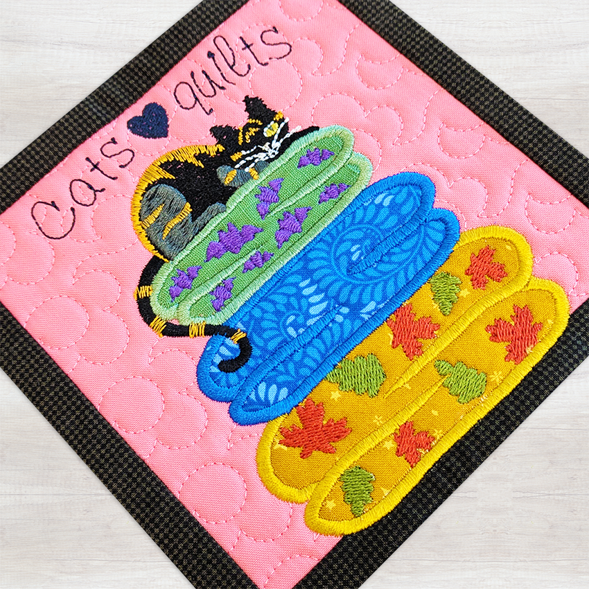 BOW The Adventures of Ms. Stitch - Block 9